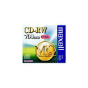 maxell CDRW80MQ.S1P CD-RW 1-4倍速対応 容量700MB 1枚パック 1枚ずつプラケース入り