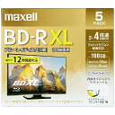 maxell BRV100WPE.5S [^pu[CfBXN BD-R XL(2`4{Ή) 720/3w100GB 5]