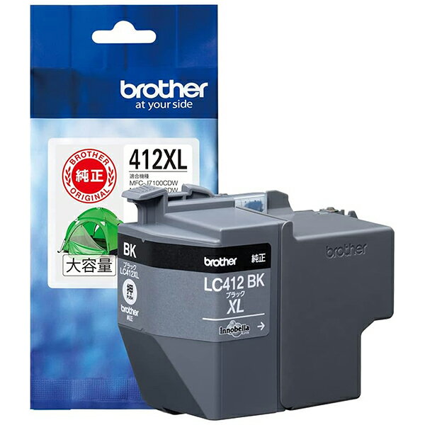 Brother LC412XLBK [ڥ֥饶ۥ󥯥ȥå ֥å() б:MFC-J7300CDWMFC-J7100CDW¾]