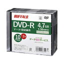 BUFFALO RO-DR47D-012CWZ [wfBA DVD-R PCf[^p 4.7GB @l`l 10+2]