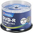 Verbatim DHR47JP50V4 DHR47JP50V4 [DVD-R(Data) 1L^p 4.7GB 1-16{ 50XshP[X50P IJPΉ]