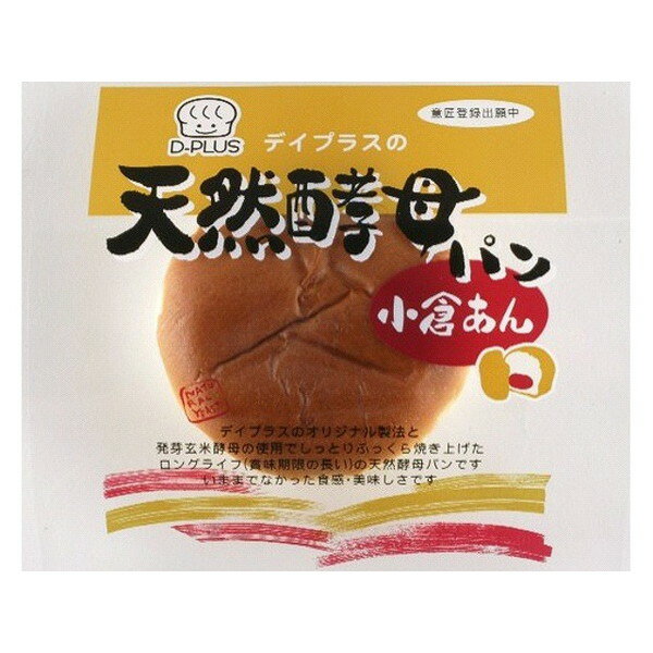 デイプラス 天然酵母パン 小倉あん 1個 x12 メーカー直送 ギフト プレゼント