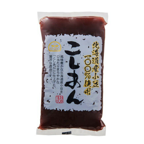 ご注文前にご確認ください※ 12時から14時の時間帯指定はできません。ご指定の場合は14時から16時にて手配いたします。商品説明★ 北海道産小豆100%を使用した、こしあんです。※メーカーの都合により、パッケージ・仕様・成分・生産国等は予告なく変更になる場合がございます。※上記理由でのご返品はお受けできませんので、事前お問合せなどご注意のほど宜しくお願いいたします。スペック* 総内容量：660g* 商品サイズ：215×110×25* 単品JAN：4958655701031