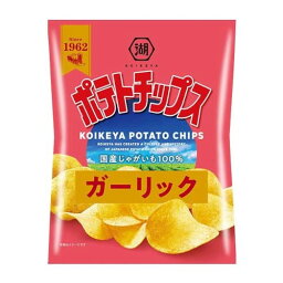 【4/25限定!エントリー&抽選で最大100%Pバック】湖池屋 ポテトチップス ガーリック 55g x12 メーカー直送