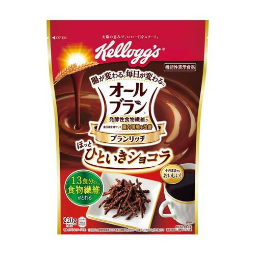 ケロッグ オールブランリッチショコラ 220g x6 メーカー直送 ギフト プレゼント