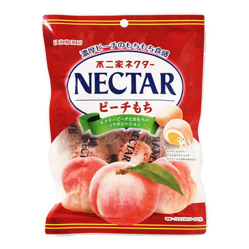 ご注文前にご確認ください※ 12時から14時の時間帯指定はできません。ご指定の場合は14時から16時にて手配いたします。商品説明★ 不二家のロングセラー飲料『ネクターピーチ」がおもちになりました。センターのクリームにネクターが練り込んであります。3層構造のおもちです。※メーカーの都合により、パッケージ・仕様・成分・生産国等は予告なく変更になる場合がございます。※上記理由でのご返品はお受けできませんので、事前お問合せなどご注意のほど宜しくお願いいたします。スペック* 総内容量：100g* 商品サイズ：30×160×220* 原材料：水あめ(国内製造)、砂糖、マルトース、もち粉、もも果汁入り飲料(もも、果糖ぶどう糖液糖、砂糖)、でん粉、加工卵白、ゼラチン、寒天/トレハロース、糊料(加工デンプン、増粘多糖類)、加工デンプン、酒精、酸味料、pH調整剤、乳化剤、香料、ビタミンC、コチニール色素、(一部に卵・乳成分・ゼラチン・ももを含む)* 生産国：日本* 単品JAN：4560187800276