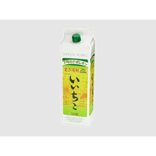 三和酒類 単式25°いいちこ パック 1.8L x1 メーカー直送 ギフト プレゼント