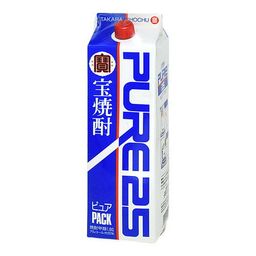 楽天XPRICE楽天市場店宝酒造 連続25°宝 ピュア パック 1.8L x1 メーカー直送