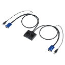 SANWA SUPPLY SW-KVM2UUN パソコン自動切替器(2:1)