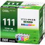 ŵ INK-B111B-4P [֥饶ߴ LC111-4PK ֥å+3]