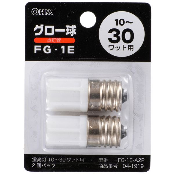 オーム電機 FG-1E-A2P [グロー球 FG...の商品画像