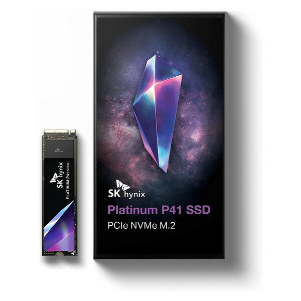 【5/15限定!エントリー&抽選で最大100%Pバック】 SK hynix SKハイニックス エスケーハイニックス SSD 国内正規保証品 正規 Platinum P41 2TB 内蔵SSD PCIe NVMe Gen4 M.2 2280 読込最大 7,000MB SHPP41-2000GM-2