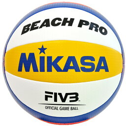 MIKASA BV550C-WYBR ビーチバレーボール 検定球 一般・大学・高校・中学用 縫い ホワイト/イエロー/ブルー/レッド