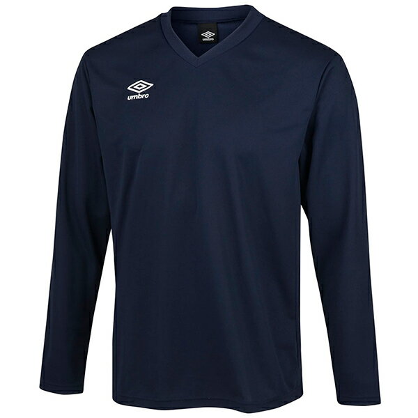 アンブロ サッカー 長袖ゲームシャツ ネイビー XO UAS6307L NVY XO