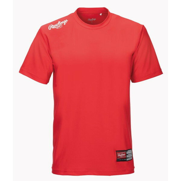Rawlings ローリングス 野球 シャツ 超伸 プレーヤーTシャツ レッド/ホワイト AST10F01T-RD/W-L RD/W