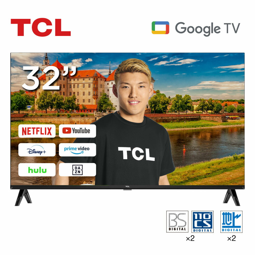   10OFFN[| 11 27 23:59܂  TCL 32^ 32C` X}[ger Google TV Dolby W`[i[ tHD Algo Engine 32V nEBSE110xCSfW^ VApl x[X N[LXg@\ NETFLIX lbgtbNX YouTube [`[u 32L5AG