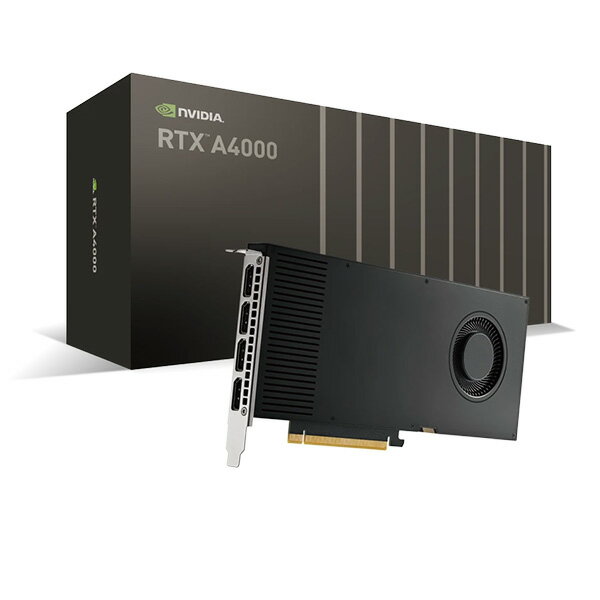 NVIDIA NVRTXA4000 NVIDIA RTX A4000 グラフィックボード (PCIExp 16GB) バルク版