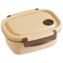 スケーター XPM3 ベージュ 電子レンジ対応 弁当箱 (S) 430ml(3)