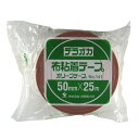 寺岡製作所 No.141 オリーブテープ 布粘着テープ 50mm×25m クリーム