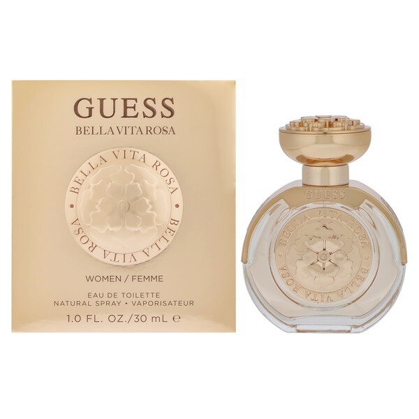 ゲス GUESS ゲス 香水 レディース ベッラ ヴィータ ローザ オードトワレ 30mL GC-BELLAVITAROSAET-30 フレグランス 誕生日 新生活 プレゼント ギフト 贈り物