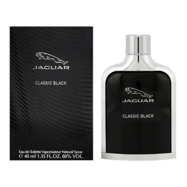 ジャガー JAGUAR 香水 メンズ ジャガークラシック ブラック オードトワレ 40mL JR-JAGUARCLASSICBL-40 フレグランス 誕生日 新生活 クリスマス プレゼント ギフト
