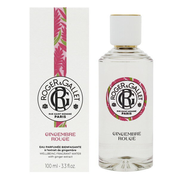 ROGER & GALLET ロジェ・ガレ 香水 レディース オ パフュメ ジンジャールージュ オードトワレ 100mL RG-GINGEMBREROUEDT-100 フレグランス 誕生日 新生活 プレゼント ギフト 贈り物