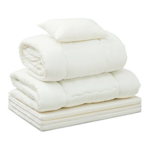 アイリスオーヤマ KFS-R-M10Sアッシュ/ホワイト [マットレス付き布団10点セット] メーカー直送