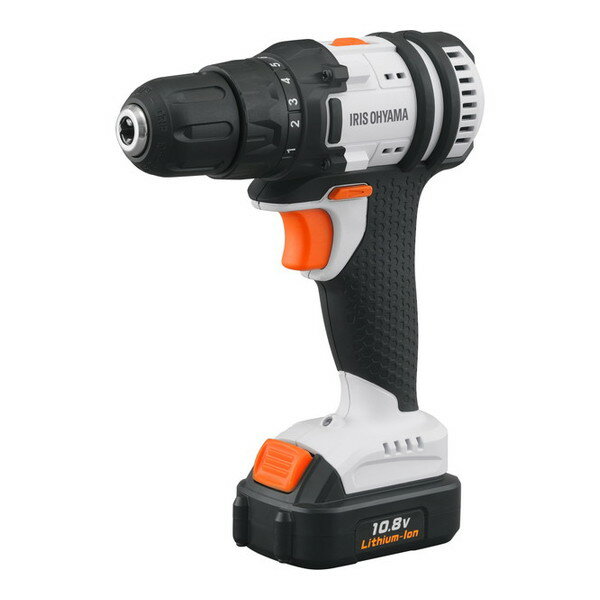 アイリスオーヤマ JCDBL35ホワイト [充電式ドライバドリル] メーカー直送
