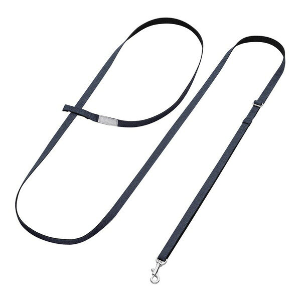 ご注文前にご確認ください※ 商品パッケージや仕様につきまして、予告なく変更されることがございます。商品説明★ 場面に応じて簡単に長さが調整できるリードです。★ 折り返しの内側に滑り止め素材を配し、簡単にループの長さを調節できます。★ リードの持ち方も場面に合わせて変えられます。手持ちで通常使用できます。肩掛けで長めに使用、両手が自由になります。ななめ掛けで使用時はフンの処理や人や車が近づいた時、折返し部分を前に移動させループを大きくすることにより、両手自由のまま手早くワンちゃんを近くに引き寄せられます。スペック* 適応体重(約): 20kg以下* 長さ調整範囲(約): 1.6m〜3.2m