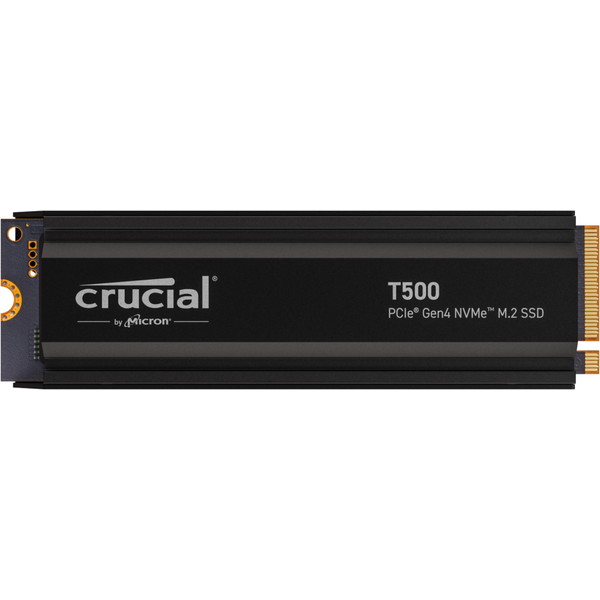 Crucial CT1000T500SSD5JP T500 内蔵SSD (1TB NVMe(PCIe Gen 4 x4) M.2 ヒートシンク付き) メーカー直送