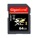 Gigastone GJSX/64U SDJ[h 64GB SDXCKi Class10 XybN FullHDʐ^Ή