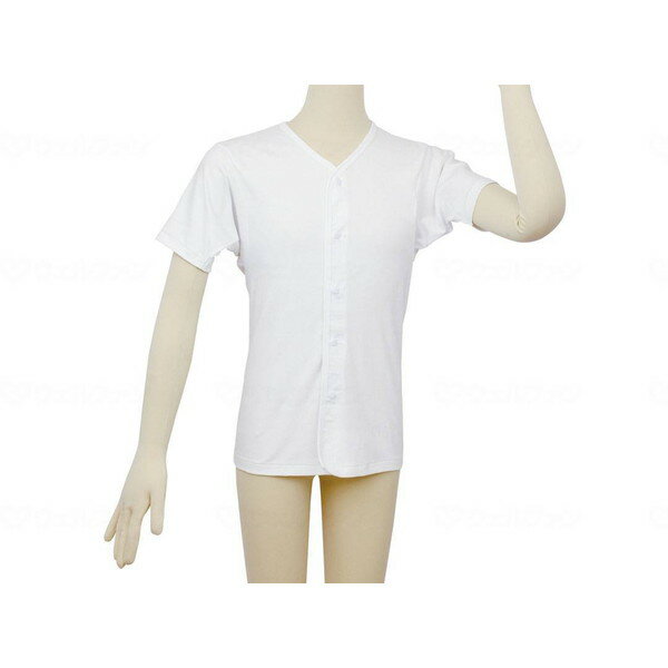 幸和製作所 テイコブ らくホック肌着 半袖 紳士用 ホワイト LL UN03G-LL メーカー直送