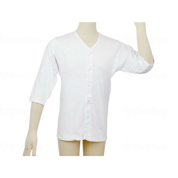 幸和製作所 テイコブ らくホック肌着 七分袖 紳士用 ホワイト M UN05G-M メーカー直送