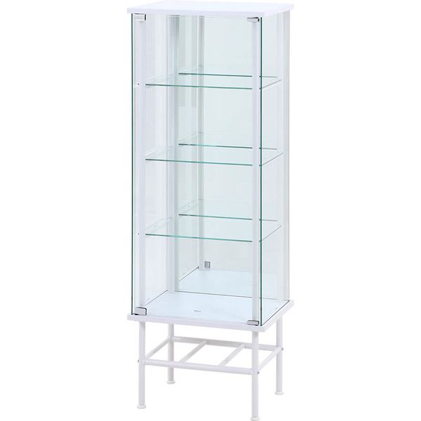 コレクションケース 4段 ミラー付き 脚付き コレクションボード コレクションラック ガラス フィギュア..