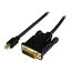 StarTech MDP2DVIMM3BS ֥å [Mini DisplayPort-DVI Ѵ֥ (91cm/mDP 1.2-DVI-DӥǥѴ/1080p/ߥ˥ǥץ쥤ݡ-DVI 󥰥󥯱С/ƥ֥ץ֥)]