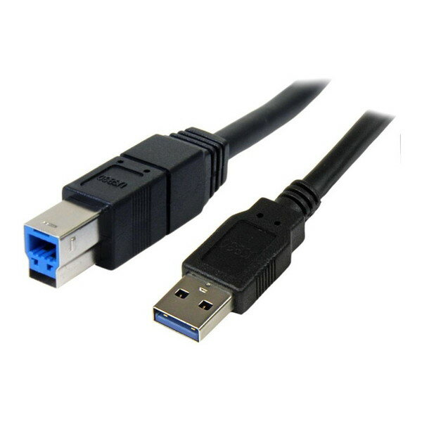 商品説明★ USB 3.0 A-Bケーブル(3m ブラック)。USB 3.0 Type-B対応の周辺機器(HDDケース、カードリーダ、ドッキングステーション、ビデオキャプチャデバイスなど)を3m離れた場所にあるコンピューターに接続します。★ シールドツイストペア(STP)の高品質USB 3.0ケーブルは、電磁干渉を防ぎ、安定したデータ通信を行います。★ StarTech.comでは、ライフタイム保証によりケーブルの品質と信頼性を保証しています。スペック* 製品タイプ: USBケーブル* コネクタA: USB Type-A(USB 3.0、5gbps)[9ピン]* コネクタB: USB Type-B(USB 3.0)[9ピン]* ケーブル被覆材: ポリ塩化ビニル* シールドタイプ: ホイル遮蔽ツイストペア線* インターフェースと転送速度: USB 3.0(5gbps)* 米国ワイヤゲージ規格: 28 AWG* 製品重量: 125g* 製品長さ: 3m* 製品高さ: 1.1cm* 製品幅: 1.4cm* 工場出荷時(パッケージ)重量: 130g* パッケージの幅: 20cm* パッケージの長さ: 0.1mm* パッケージの高さ: 22cm