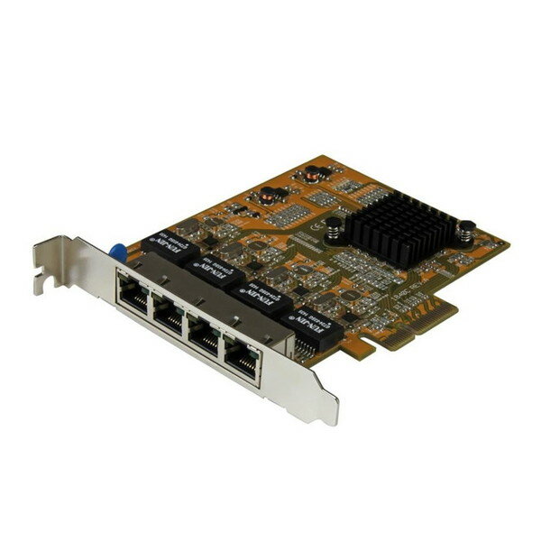 StarTech ST1000SPEX43  [ӥåȥͥå4ݡPCI ExpressбͥåȥLANץ (4x Gigabit EthernetĥPCIe NIC/LANܡ)]