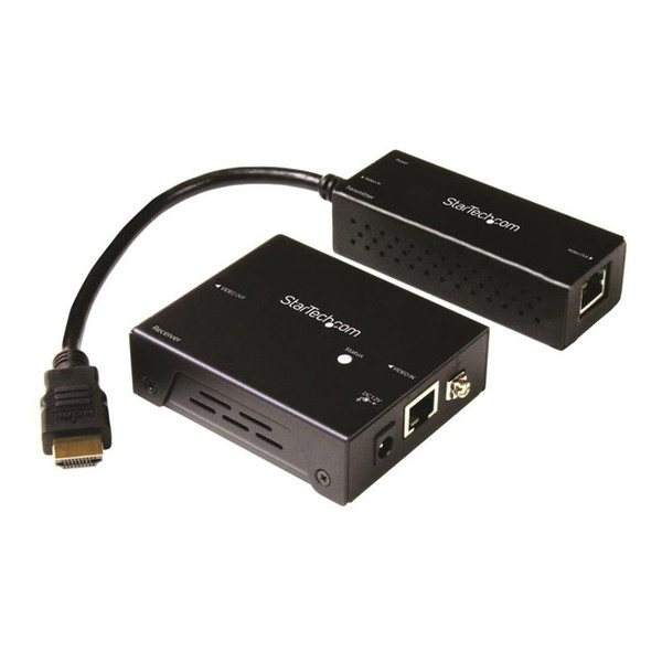 HDMIエクステンダー延長器 コンパクト送信機 HDBaseT規格対応 4K UHD対応 最大70m延長 Cat5eケーブル使用 ST121HDBTDK
