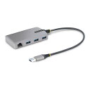 StarTech 5G3AGBB-USB-A-HUB [USBハブ (USB Type-A 接続/イーサネットアダプター内蔵/5Gbps/3ポートxUSB 3....