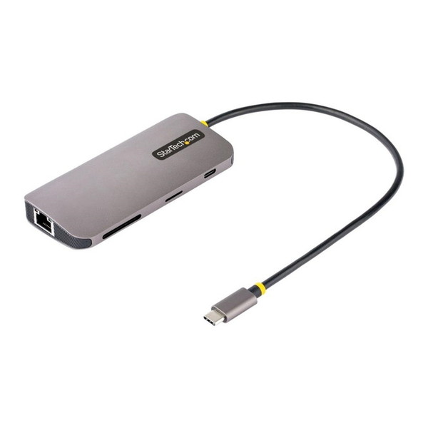 StarTech 115B-USBC-MULTIPORT [}`|[gA_v^[ (USB Type-Cڑ/VOj^[/4K60Hz HDMI/100W USB PDpXX[/3x USB-A/GbE/SD&MicroSDJ[h[_[/eOSΉ/30cmP[u)]