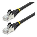 StarTech NLBK-150-CAT6A-PATCH ubN [JeS[6A LANP[u (1.5m/LSZH(ቌ[nQ)/10GbE 500MHz/100W PoE++/S/FTP/ETLF؍/c܂h~@\t RJ45RlN^[)]