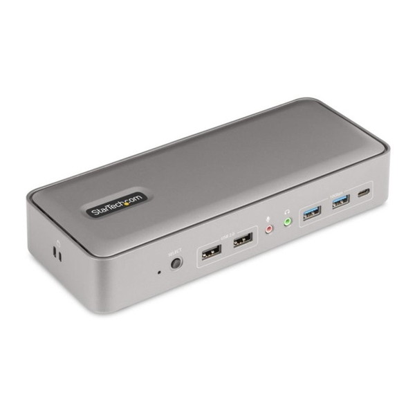 StarTech 129N-USBC-KVM-DOCK [hbLOXe[V (USB-Cڑ/KVM@\/fAj^[/4K60Hz DisplayPort/5x USBnu/MKrbgC[Tlbg/90W/45W USB PD/Windows & Mac/PC CPUؑ֊)]