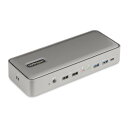 StarTech 129N-USBC-KVM-DOCK [ドッキングステーション (USB-C接続/KVM機能/デュアルモニター/4K60Hz DisplayP...