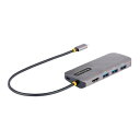 StarTech 127B-USBC-MULTIPORT [マルチポートアダプター (USB Type-C/USB 3.2 Gen1/シングルモニター/4K60...