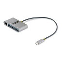 StarTech HB30C3A1GEA2 [USB 3.0ハブ (Type-C接続/有線LANアダプター内蔵/USB 3.2 Gen1 5Gbps/3x US...