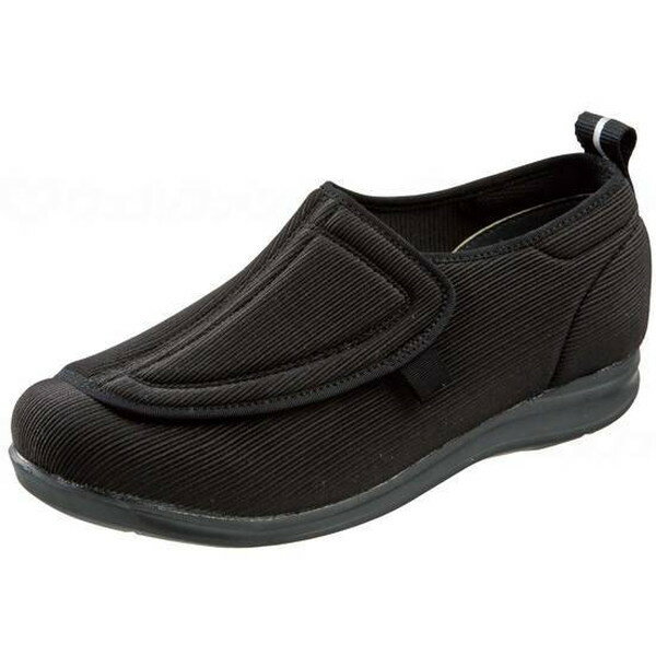商品説明★ マジックタイプの紳士靴足あたりが柔らかいストレッチ素材を使用。かかとは踏んでもすぐ戻るカウンター仕様です。軽くて屈曲性が良いソール設計。靴底のかかと部分、つま先の踏み付け部分にはグリップ力のあるラバー材を搭載。アッパーのかかと部分には夜間歩行時の安全性を高める反射材を搭載。スペック* サイズ:26.0cm* その他…・ゆったり4E・ストレッチ・通気性・軽量設計・かかとを踏んでもすぐに戻る設計・反射材使用