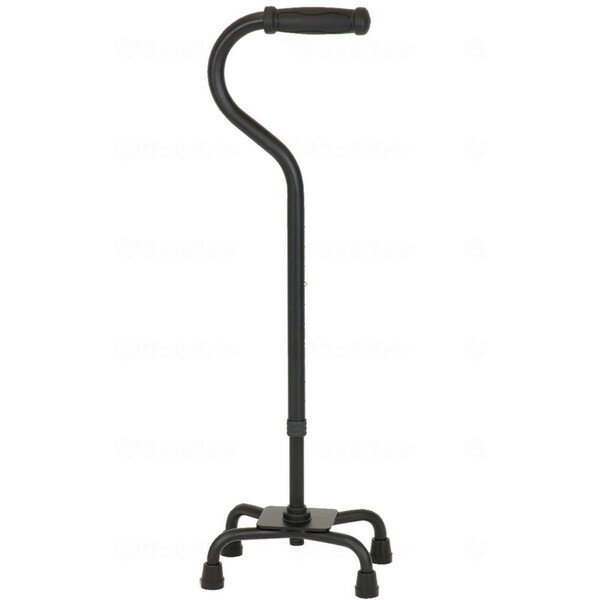 ウェルファン 夢ライフ 4点ステッキ ブラック 009741 非課税 メーカー直送