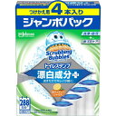 ジョンソン スクラビングバブル トイレスタンプ 漂白成分プラス ホワイティーシトラス つけかえ用 4本入り ジャンボパック