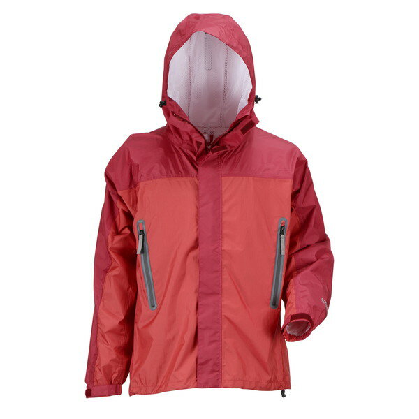 カジメイク 7710 KJレインパーカー レッド M