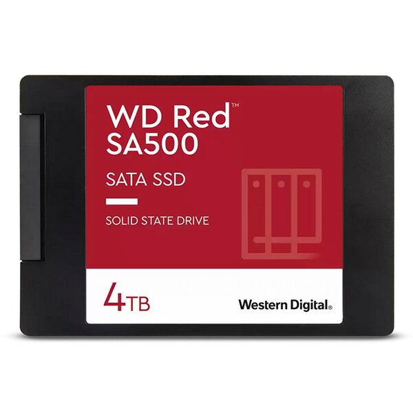 WESTERN DIGITAL WDS400T2R0A WD Red SA500 NAS SATA [2.5インチSATA SSD (4TB)]